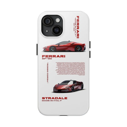 FERRARI 'SF-90' BEYAZ KILIF